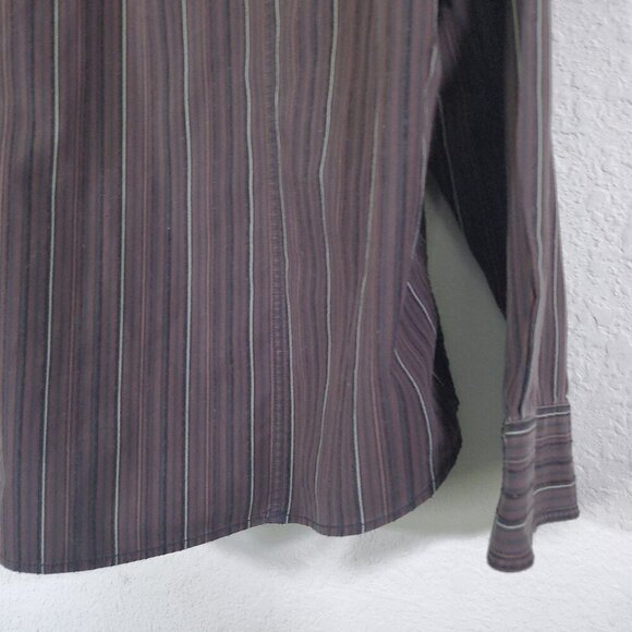 Johnston & Murphy Brown  Dress Shirt Size Extra Large - Picture 9 of 9